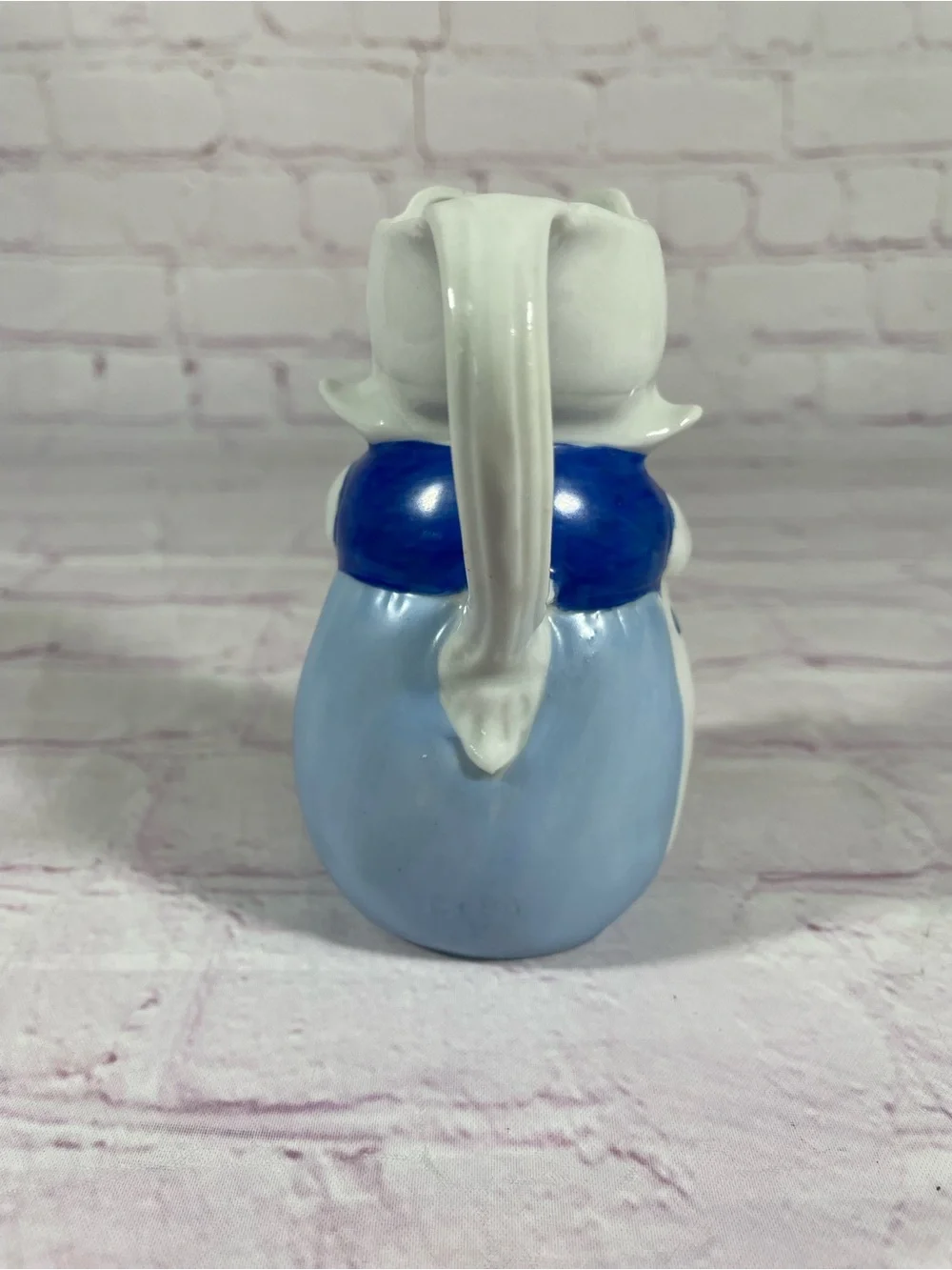 Vintage Dutch Girl Holding Flowers Hand Painted Ceramic Creamer Pitcher Germany